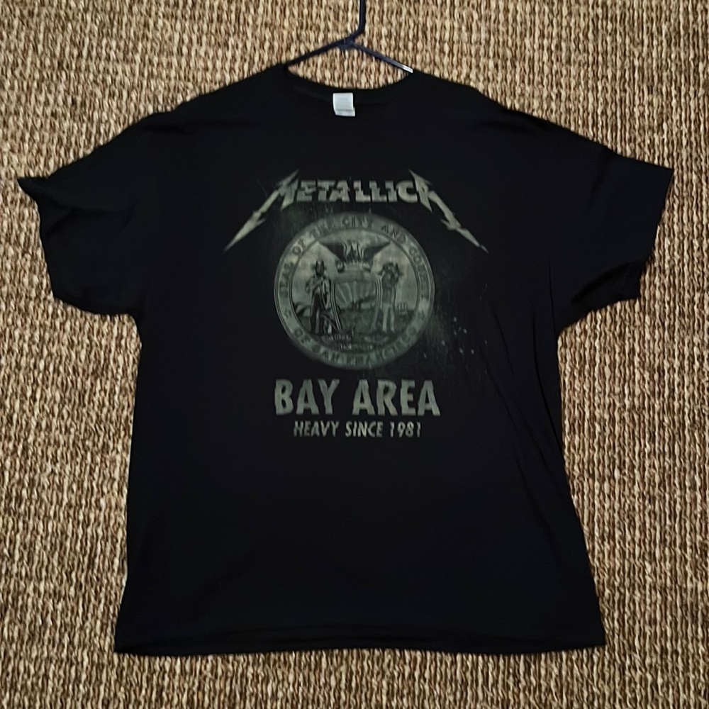 Metallica Band Shirt Bay Area San Francisco XL